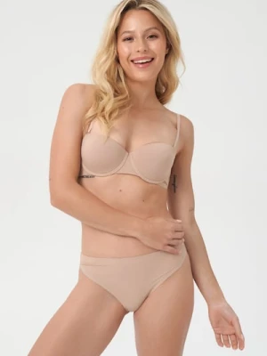 Sinsay - Biustonosz balkonetka - kremowy