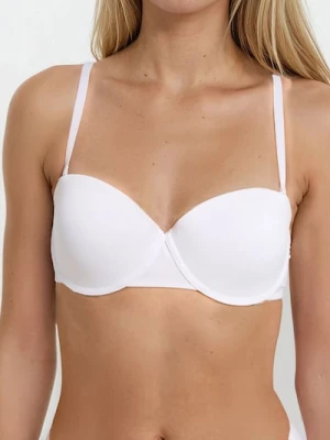 Sinsay - Biustonosz balkonetka z odpinanymi ramiączkami - kremowy