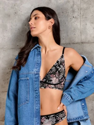 Sinsay - Biustonosz braletka - czarny