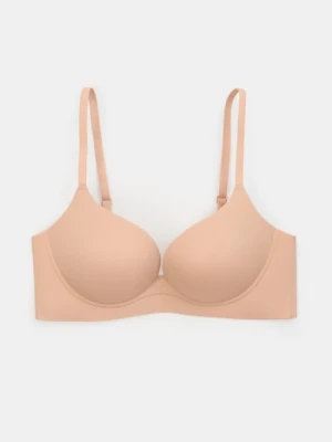 Sinsay - Biustonosz push-up bez fiszbin - kremowy