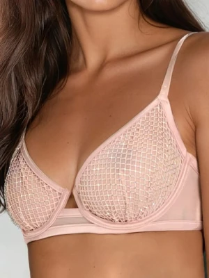 Sinsay - Biustonosz z cyrkoniami - złoty