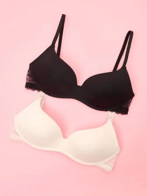 Sinsay - Biustonosze push-up 2 pack - wielobarwny