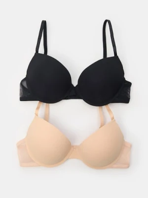 Sinsay - Biustonosze push-up 2 pack - wielobarwny