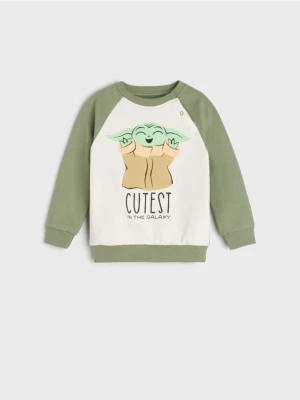 Sinsay - Bluza Baby Yoda - kremowy