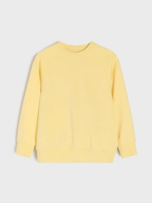 Sinsay - Bluza basic - żółty