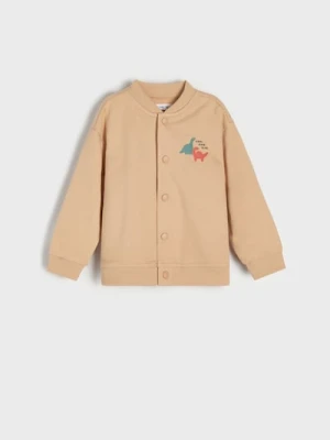 Sinsay - Bluza bejsbolówka - beżowy