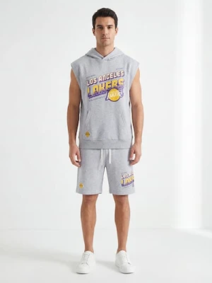 Sinsay - Bluza bez rękawów Los Angeles Lakers NBA - szary