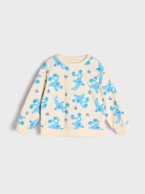 Sinsay - Bluza Blue - kremowy