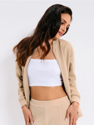 Sinsay - Bluza bomber - beżowy