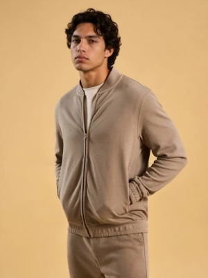 Sinsay - Bluza bomberka - beżowy