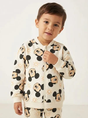 Sinsay - Bluza bomberka Mickey Mouse - kremowy