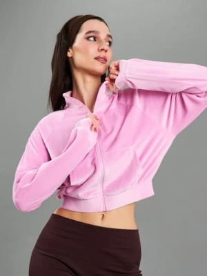 Sinsay - Bluza bomberka - różowy