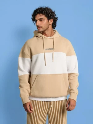 Sinsay - Bluza colorblock - beżowy