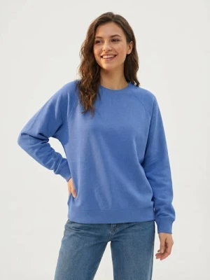 Zdjęcie produktu Sinsay - Bluza crewneck basic - niebieski