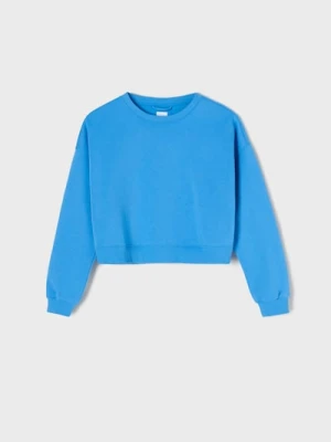 Sinsay - Bluza crewneck - błękitny