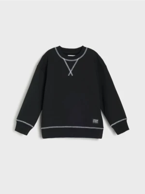 Sinsay - Bluza crewneck - czarny
