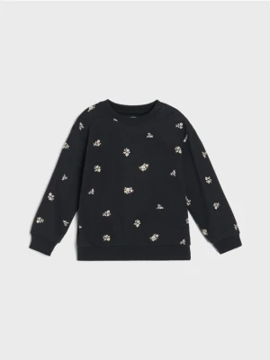 Sinsay - Bluza crewneck - czarny