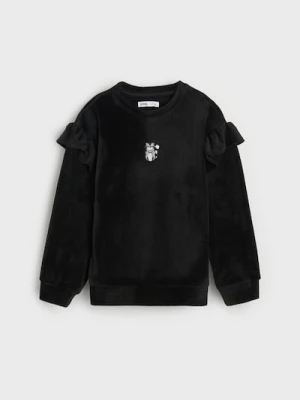 Sinsay - Bluza crewneck - czarny