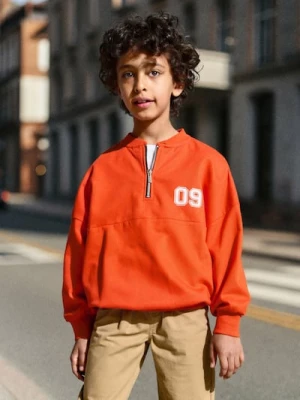 Sinsay - Bluza crewneck - czerwony