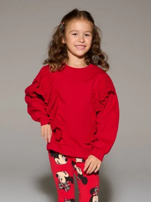Sinsay - Bluza crewneck - czerwony