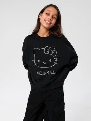 Sinsay - Bluza crewneck Hello Kitty - czarny