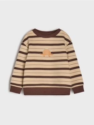 Sinsay - Bluza crewneck - kremowy
