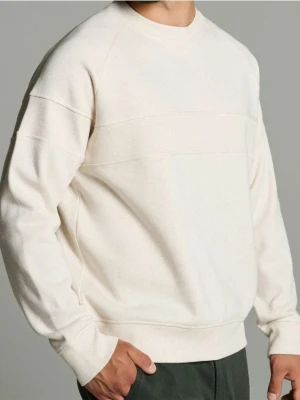 Sinsay - Bluza crewneck - kremowy
