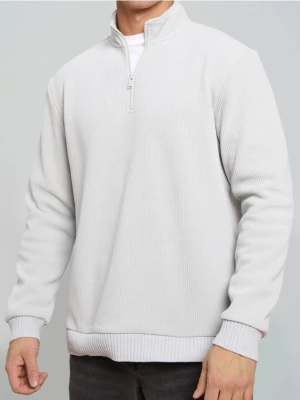 Sinsay - Bluza crewneck - kremowy