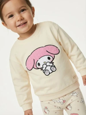 Sinsay - Bluza crewneck My Melody - kremowy