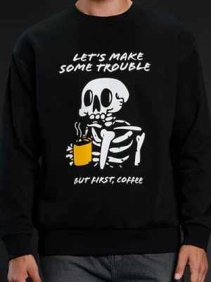 Sinsay - Bluza crewneck na Halloween - czarny