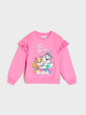 Sinsay - Bluza crewneck Paw Patrol - różowy