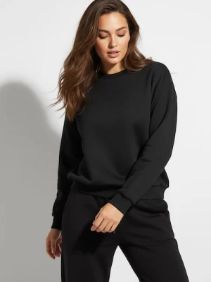 Sinsay - Bluza crewneck regular - czarny