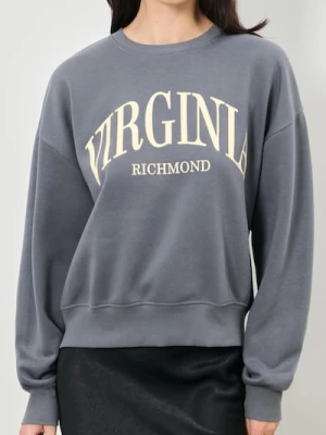 Sinsay - Bluza crewneck - szary