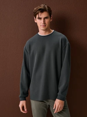 Sinsay - Bluza crewneck - szary
