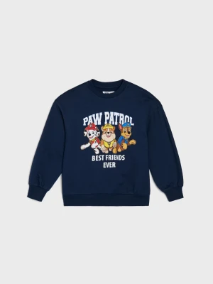 Sinsay - Bluza crewneck z nadrukiem PAW Patrol - granatowy