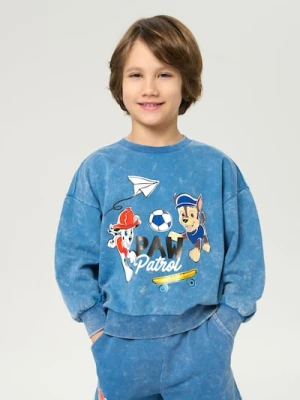 Sinsay - Bluza crewneck z nadrukiem PAW Patrol - niebieski