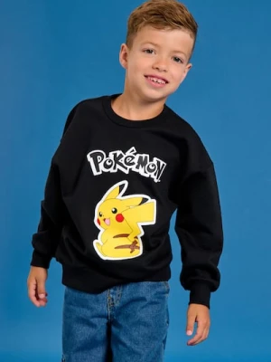 Sinsay - Bluza crewneck z nadrukiem Pokemon - czarny