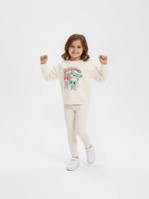 Sinsay - Bluza Disney Junior Super Kitties - kremowy