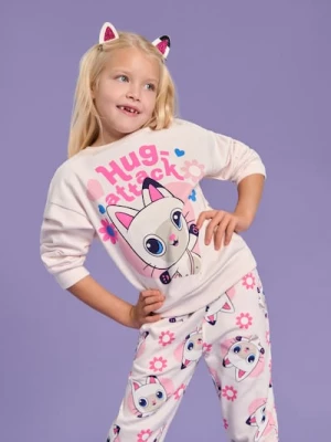 Sinsay - Bluza Gabby's Dollhouse - kremowy