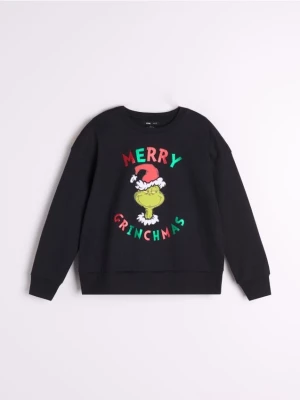 Sinsay - Bluza Grinch - czarny