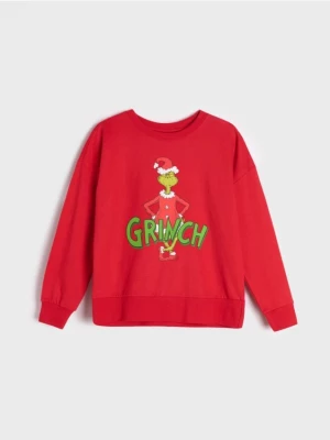 Sinsay - Bluza Grinch - czerwony