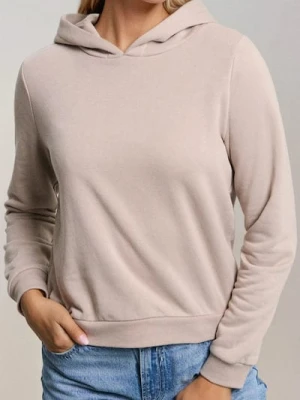 Zdjęcie produktu Sinsay - Bluza hoodie basic - beżowy