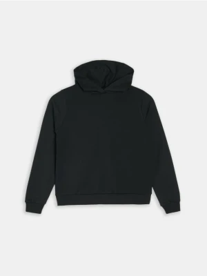Sinsay - Bluza hoodie basic - czarny