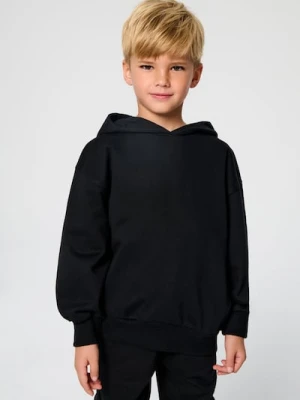 Sinsay - Bluza hoodie basic - czarny