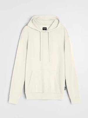 Sinsay - Bluza hoodie basic - kremowy