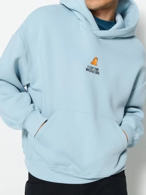 Zdjęcie produktu Sinsay - Bluza hoodie Garfield - błękitny