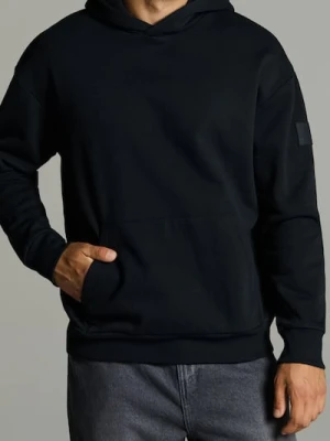 Sinsay - Bluza hoodie - granatowy