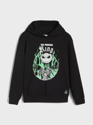 Zdjęcie produktu Sinsay - Bluza hoodie Nightmare Before Christmas - szary
