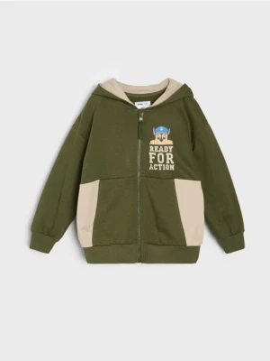 Sinsay - Bluza hoodie PAW patrol - khaki