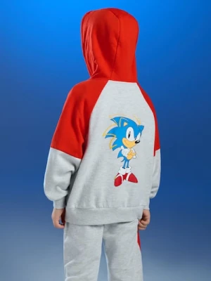 Sinsay - Bluza hoodie Sonic the Hedgehog - pomarańczowy